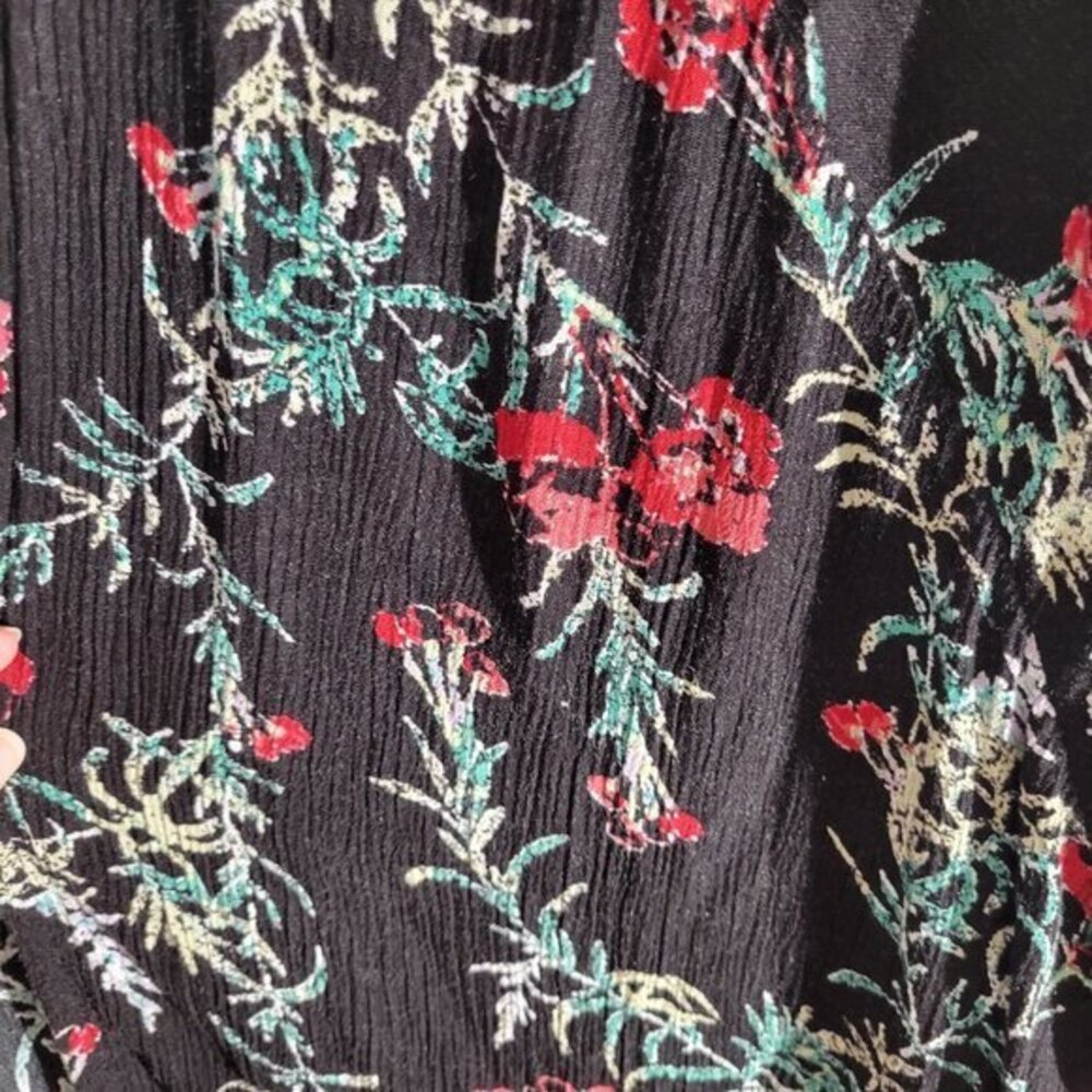 Kimono Cardigan-Floral Print-Women's LG - Picture 2 of 6